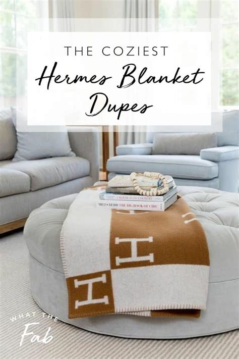 hermes pillow dupe|hermes h blanket dupe.